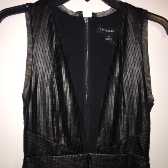Stylestalker Cleopatra Faux Leather Dress XS - Picture 3 of 8